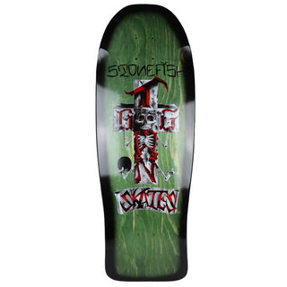 Dogtown Old School Skateboard Deck Stonefish Green 10.12" x 30.32"