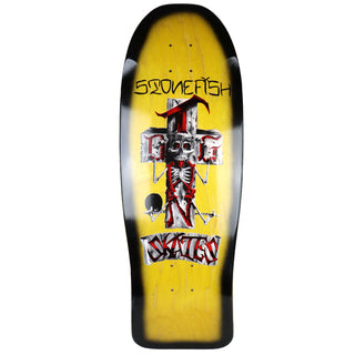 Dogtown Old School Skateboard Deck Stonefish Yellow 10.12" x 30.32"