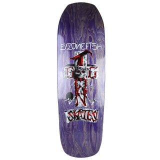 Dogtown Old School Skateboard Deck Stonefish Pool Purple 9" x 32.45"