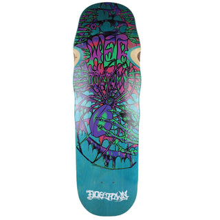 Dogtown Old School Skateboard Deck Web Pool Blue/White 9.25" x 32.25"