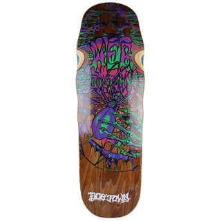 Dogtown Old School Skateboard Deck Web Pool Brown/White 9.25" x 32.25"