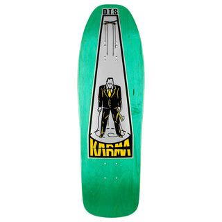 Dogtown Skateboard Deck Karma Tsocheff Puppet Re-Issue Green 9.625" x 32.375"