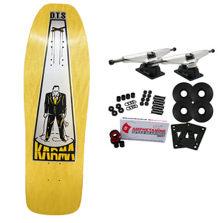 Dogtown Skateboard Complete Karma Tsocheff Puppet Re-Issue Yellow 9.625" x 32.37