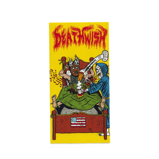 Deathwish Skateboard Sticker Jon Dickson Assault Graphic 2.5" x 5.5"