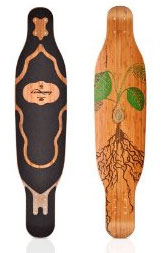 Longboard Loaded Deck Fattail Flex 2
