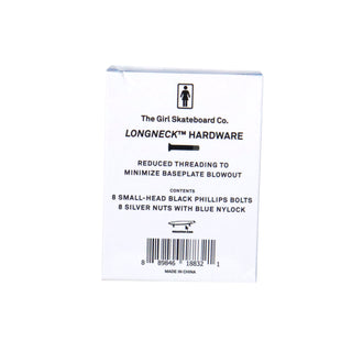 Girl Skateboard Hardware 1" Phillips Longneck