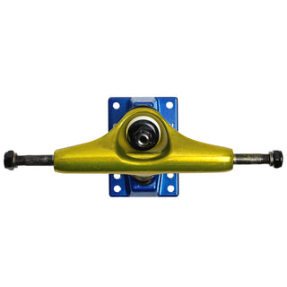 Core Hollow Trucks 5.0 (7.75") Anodized Gold With Blue Base (Hollow Kingpin)