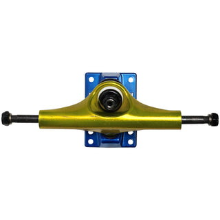 Core Hollow Trucks 5.25 (8.0") Anodized Gold With Blue Base (Hollow Kingpin)