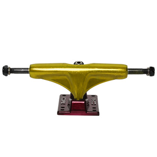 Core Hollow Trucks 5.0 (7.75") Anodized Gold With Red Base (Hollow Kingpin)