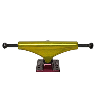 Core Hollow Trucks 5.25 (8.0") Anodized Gold With Red Base (Hollow Kingpin)