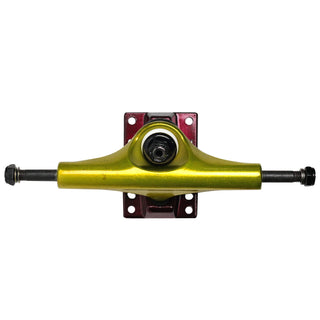 Core Hollow Trucks 5.25 (8.0") Anodized Gold With Red Base (Hollow Kingpin)