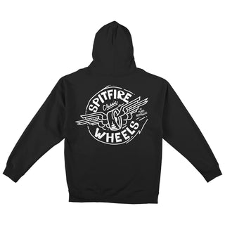 Spitfire Skateboard Wheels Hoody Gonz Flying Classic Black