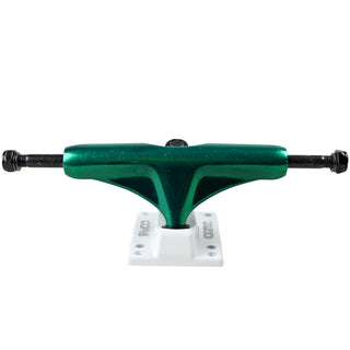 Core Trucks 5.0 (7.75") Anodized Green / White Base