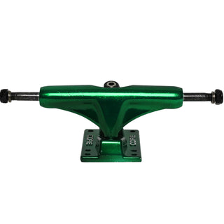 Core Hollow Trucks 5.0 (7.75") Anodized Green With Green Base (Hollow Kingpin)