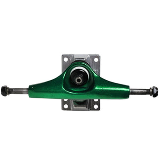 Core Hollow Trucks 5.0 (7.75") Anodized Green With Silver Base (Hollow Kingpin)
