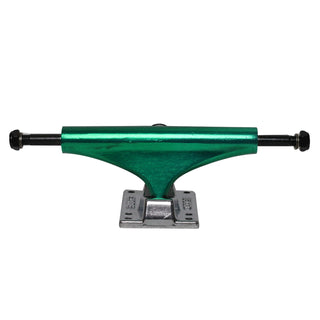 Core Hollow Trucks 5.25 (8.0") Anodized Green With Silver Base (Hollow Kingpin)
