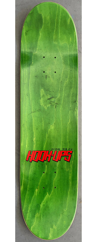 Hook Ups Skateboard Deck Hatchet Killer Akiko 8.25" x 32.25"