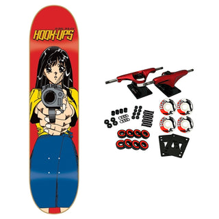 Hook Ups Skateboard Complete Barrel of a Gun 8.0"