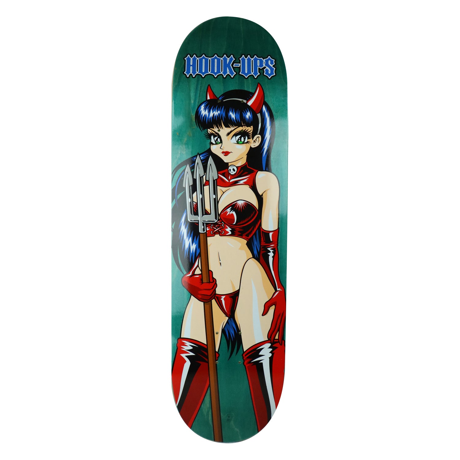 Hook Ups Skateboard Deck OG Devil Girl 8.25