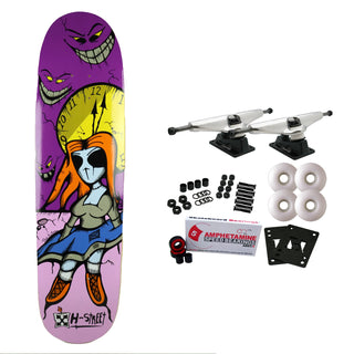 H-Street Skateboard Complete Nightmare Alice 9.0" x 33" Purple Old School