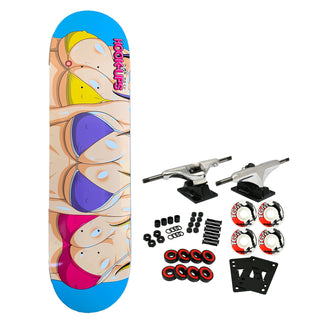Hook Ups Skateboard Complete 3 Girls 8.25"