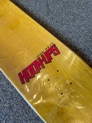 Hook Ups Skateboard Deck Chainsaw Nikki 8.5" x 32.25"