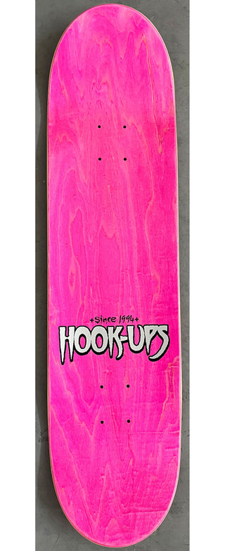 Hook Ups Skateboard Deck Raven 8.25" x 32.25"