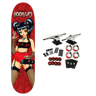 Hook Ups Skateboard Complete Raven 8.25" x 32.25"