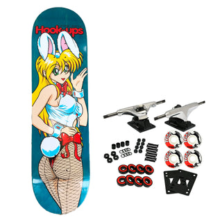 Hook Ups Skateboard Complete Bunny Girl (Assorted) 8.25"