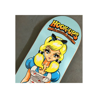 Hook Ups Skateboard Deck Evil Alice 8.5" x 32.25"