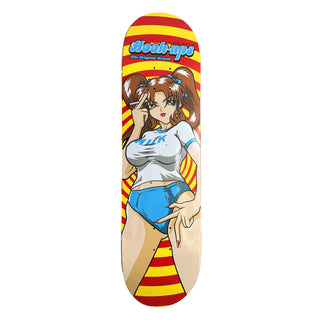 Hook Ups Skateboard Deck Milk Shirt Girl 8.25"