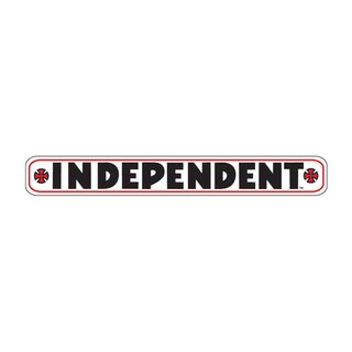 Independent Bar White Sticker