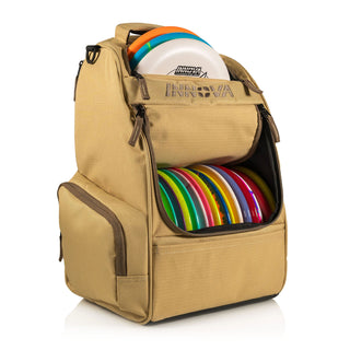 Innova Disc Golf Backpack Bag Adventure Pack - Sand/Coffee