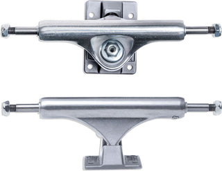 Slappy Skateboard Trucks ST1 Hollow Lights Silver 9.0" Pair 6-Hole Baseplate