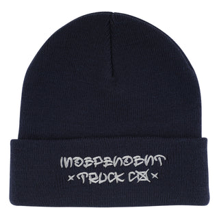 Independent Trucks Beanie ITC Street Script Navy