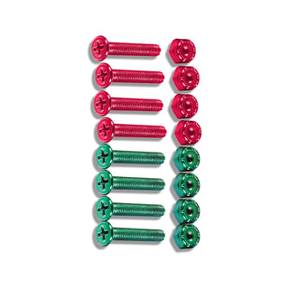 Jacuzzi Skateboard Hardware New Wave Phillips Salmon/Multi 1"