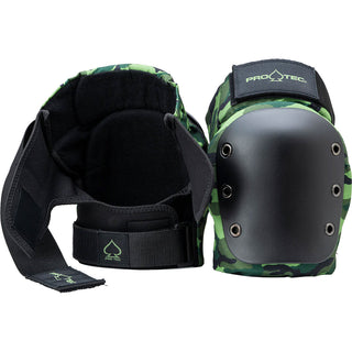 Pro Tec Skateboard Pads Combo Knee/Elbow 2 Pack Camo Size S