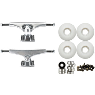 Krux K5 (8.25") Skateboard Trucks 52mm Wheels and Bearing Combo Package