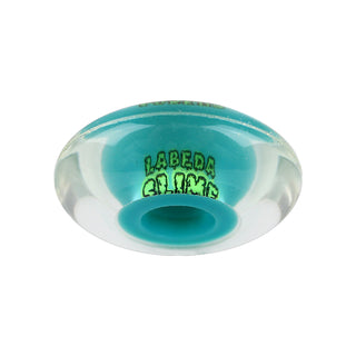 Labeda Roller Hockey Wheels - Slime 80mm 76A Aqua Blue (Single)