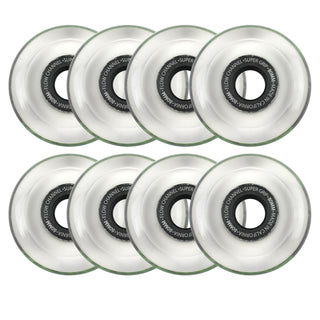 Labeda Roller Hockey Wheels - Slime 80mm 76A Black (8-Pack)