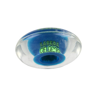 Labeda Roller Hockey Wheels - Slime 80mm 76A Blue (8-Pack)