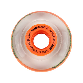 Labeda Roller Hockey Wheels - Slime 76mm 76A Orange (Single)