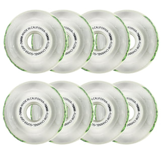 Labeda Roller Hockey Wheels - Slime 76mm 76A White (8-Pack)