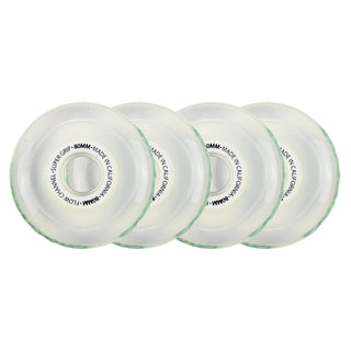 Labeda Roller Hockey Wheels - Slime 80mm 76A White (4-Pack)