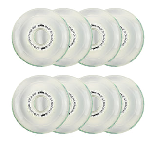 Labeda Roller Hockey Wheels - Slime 80mm 76A White (8-Pack)