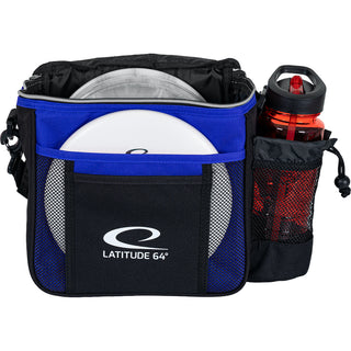 Latitude 64 Disc Golf Bag  - Slim Bag Blue - Holds 8 Discs