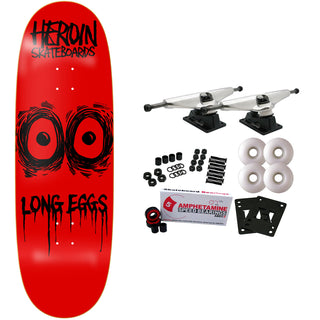 Heroin Skateboard Complete Long Eggs 10.25" x 33"