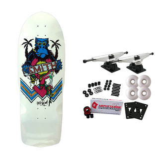 Madrid Skateboard Complete Mike Smith Ape Re-Issue White 10.5" x 30.5"