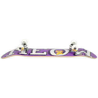 Meow Skateboard Complete Logo Purple 8.25"