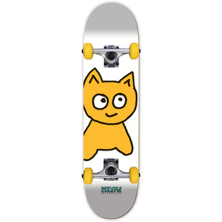 Meow Skateboard Complete Big Cat White 8.0" x 31.5"
